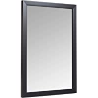 Amazon Basics Espejo para pared rectangular- 50-8 x 71-1 cm - marco estándar- negro